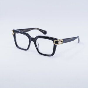 Valentino V-SIDE VLX-131A Eyeglasses Shiny Black 51mm Square Frame